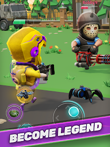 WarFriends Legends oyun görüntüsü - epik savaş sahnesi